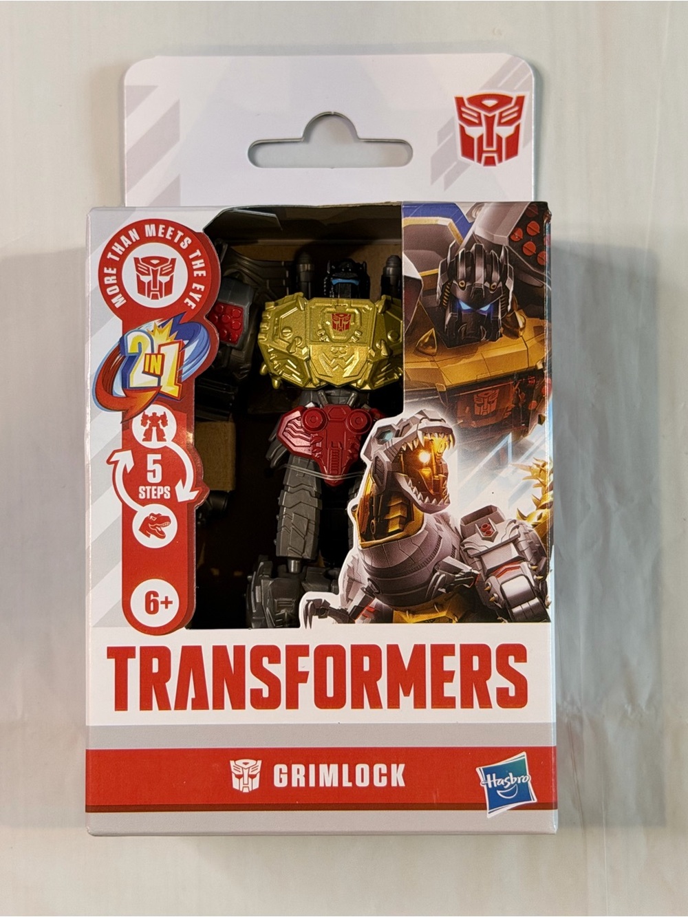 Transformers Grimlock 2-in-1 Dinobot 5-Step Action Figure T-Rex Hasbro